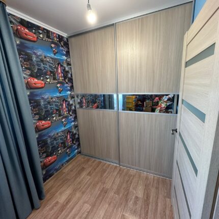 Шкаф ЛДСП, АГТ, EVA-gloss 1900х2400м, 3000х2400х600